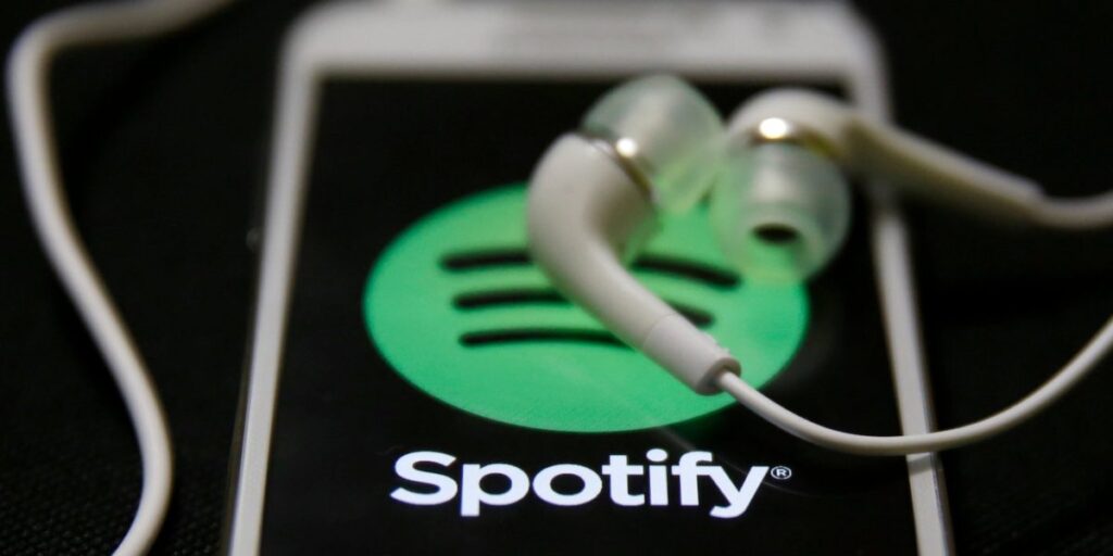 Spotify, el servicio de música por streaming.