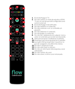 Flow Setup Box Remote Todo sobre el control remoto Flow (Cablevisión) – El Rincón de Cabra