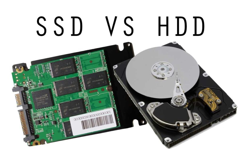 Disco rígido (HDD) y uno de estado sólido (SSD)