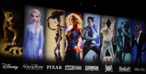 Disney Plus: Pixar, Marvel, Fox, Lucasfilm. Foto: Twitter