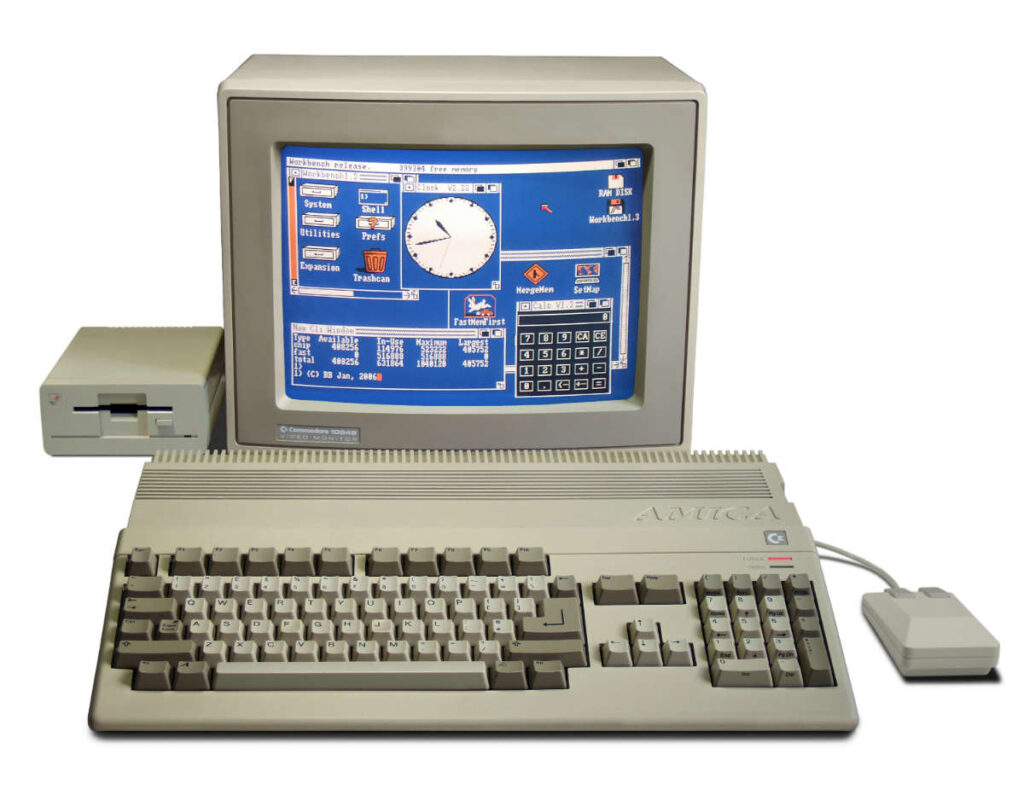 Computadora Amiga 500. Foto: Wikipedia