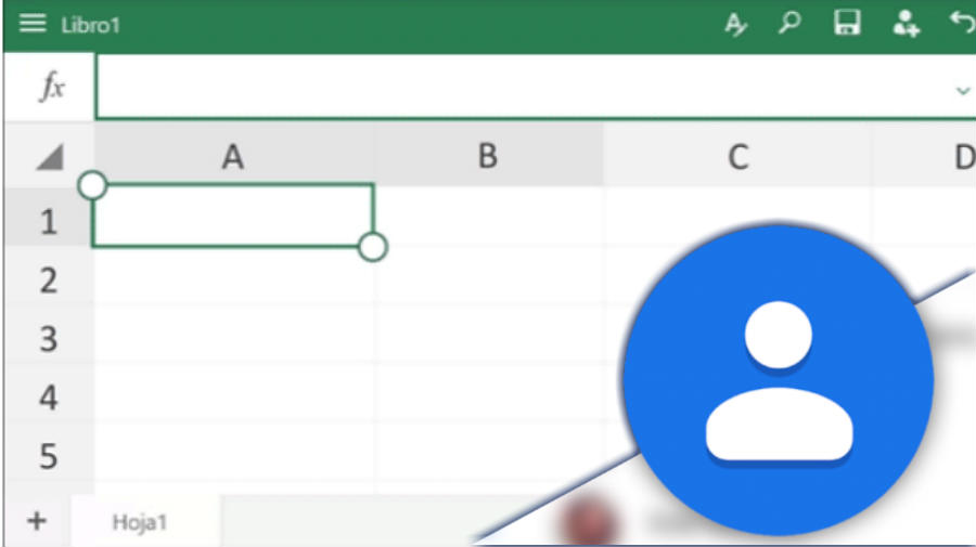 Captura de Excel y Contactos de Google. Foto: El Destaque