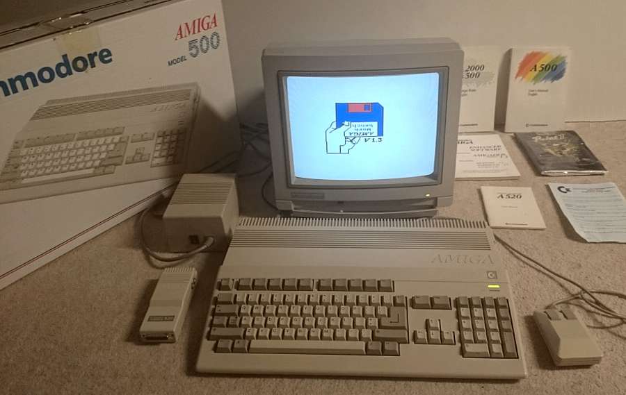 Commodore AMIGA 500. Foto: Legrenier
