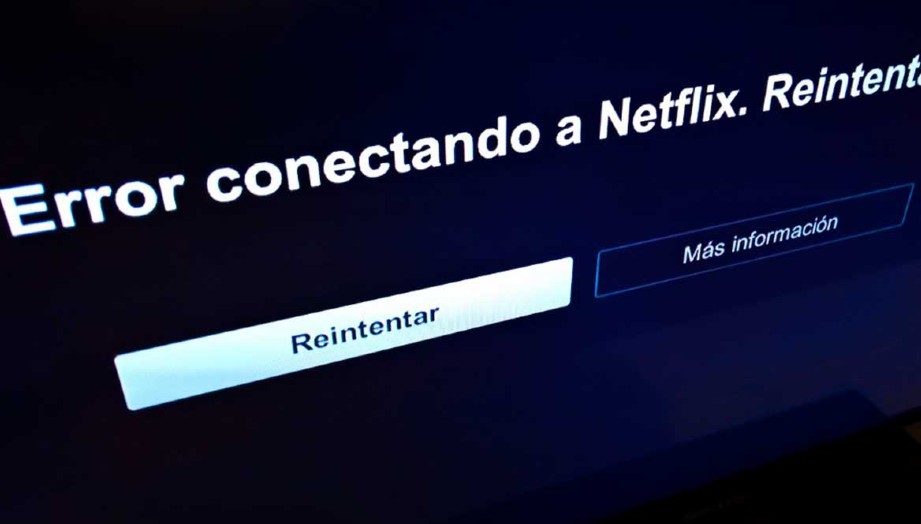 Netflix no funciona. Error conectando a Netflix.