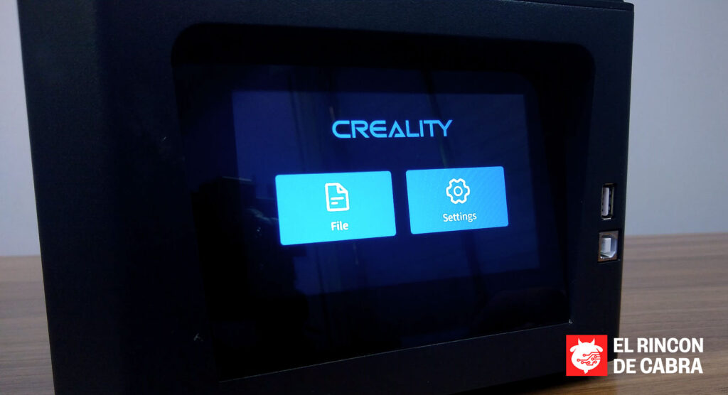 Impresora 3D en Resina, Creality Halot-One. Foto: elrincondecabra.com