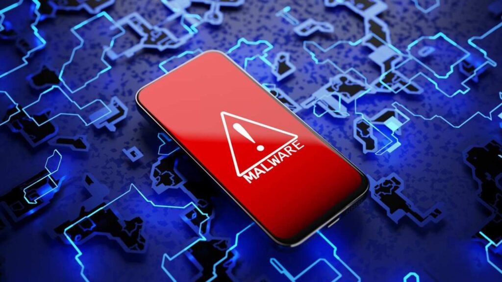 Malware en un dispositivo movil.